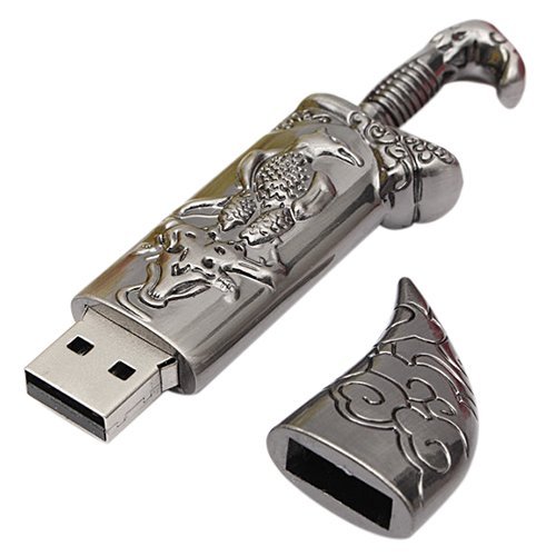 Unsheathe the power of this USB Drive!